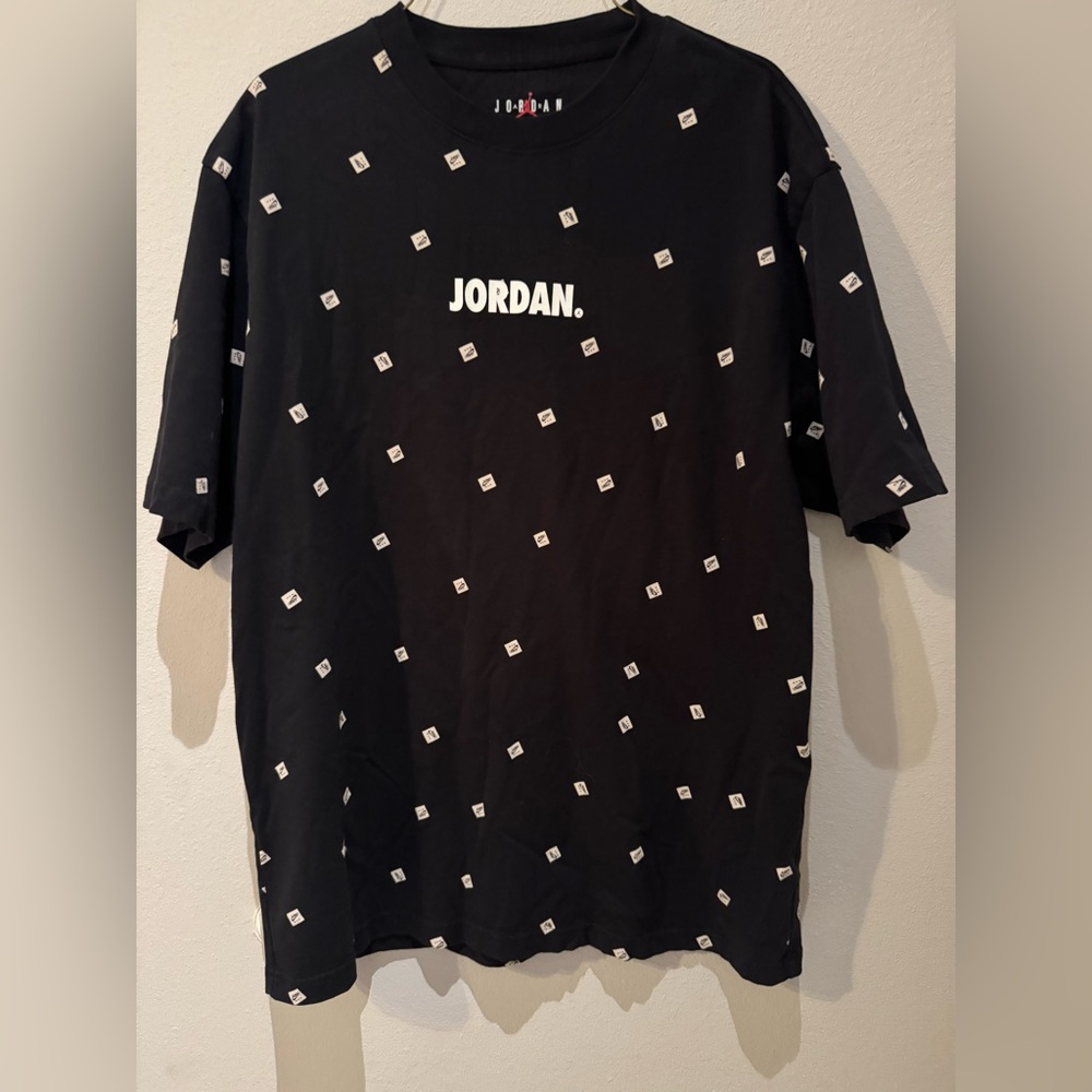 Jordan Black Patterned Tee